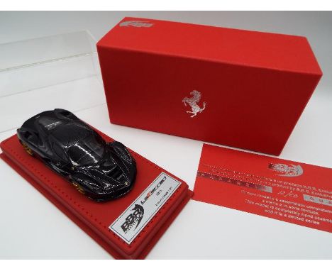 BBR Models - an extremely rare 1:43 scale model black Ferrari, Daytona 2013 issued in a Limited Edition of only 20 (No 12) # 