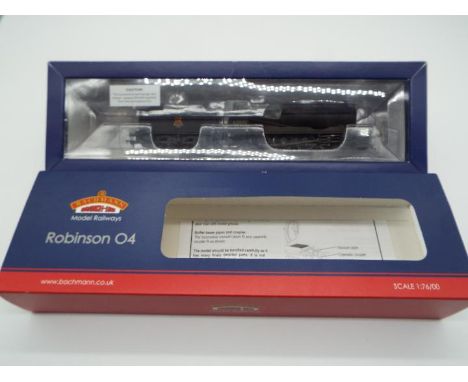 Bachmann Branch-Line - an OO gauge 21DCC model steam locomotive and tender 2-8-0 op no 63601, BR black livery, late crest # R