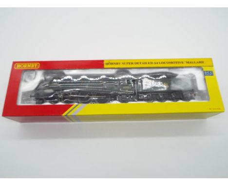 Hornby - an OO gauge DCC Ready Super Detail model steam locomotive and tender 4-6-2 op no 60022 'Mallard', BR green lined liv