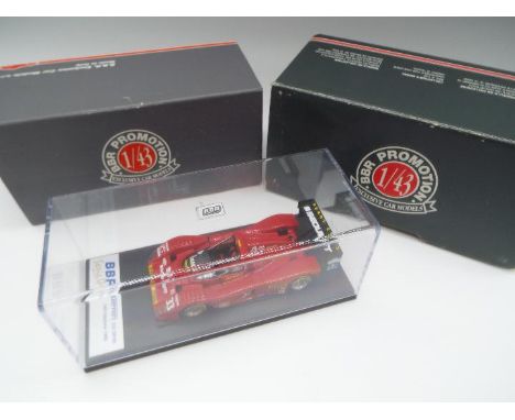 BBR Models - a 1:43 scale model Ferrari 333 SP/95, 24 Hour Daytona 1995 # BG60, team/driver Alboreto - Baldi, appears nm in t