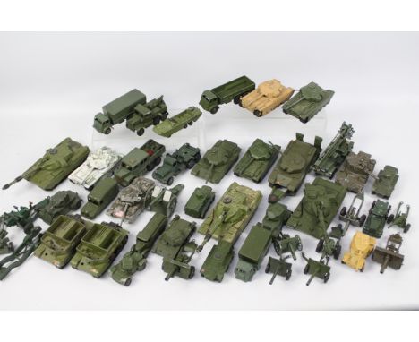 Dinky - Corgi - Britains - Lone Star - A collection of 30 plus unboxed military vehicles including Foden 10 Ton Truck # 622, 