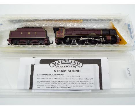 Mainline with Steam Sound - an OO gauge model steam locomotive and tender 4-6-0 op no 6100 'Royal Scot' with electronic steam