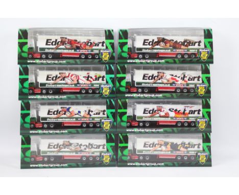 Oxford Diecast - Eight boxed 'Super League' themed Oxford Diecast 1:76 scale model trucks. Lot consists of SHL01 - 08 which i