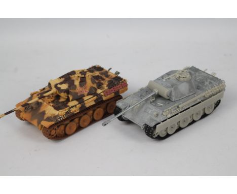 Corgi - A rare Corgi white metal pre-production Panther Tank, this unpainted model features light grey plastic fittings and r