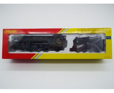 Hornby - an OO gauge DCC Ready model steam locomotive and tender 4-6-2 op no 60163 'Tornado', BR lined green livery # R 3059,