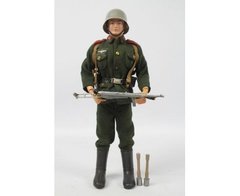 GI Joe, Hasbro - A GI Joe blonde painted 'Foreign Head' 'Action Soldiers of the World' German Soldier (Stormtrooper). The fig