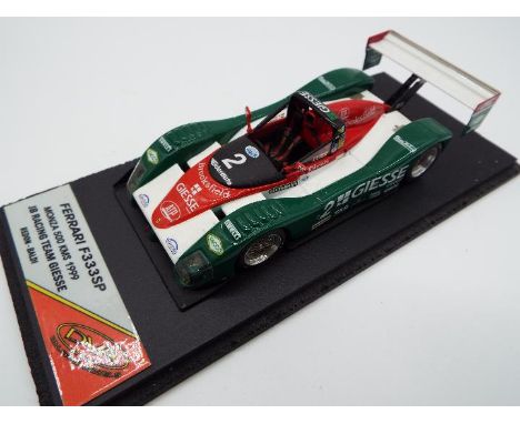 DVA Dolermo Models - a hand built resin and white metal 1:43 scale model Ferrari F333 SP JB Racing, Monza 500 Km 1999 # D-073