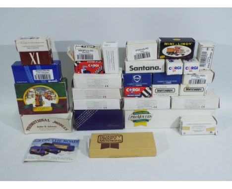 Corgi, Matchbox, Lindberg, Lledo, Conrad, Quality Craft Models - 28 x original boxed and postage boxed die-cast model vehicle