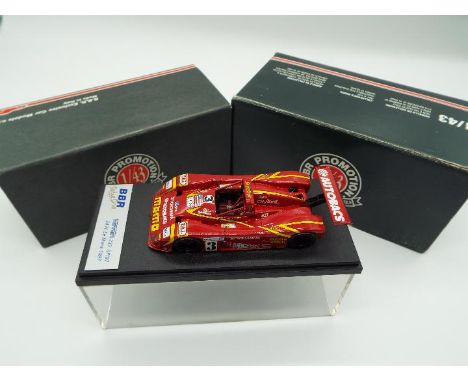 BBR Models - a 1:43 scale model Ferrari 333 SP/97, 24 Hour Le Mans 1997 # BG135, team/driver Momo, appears nm in transparent 