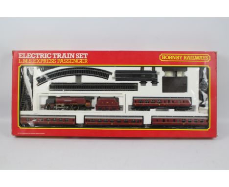 Hornby - A boxed L.M.S Express Passenger set # R.791 with the Duchess Of Sutherland and 4 x coaches. The items appear in Very