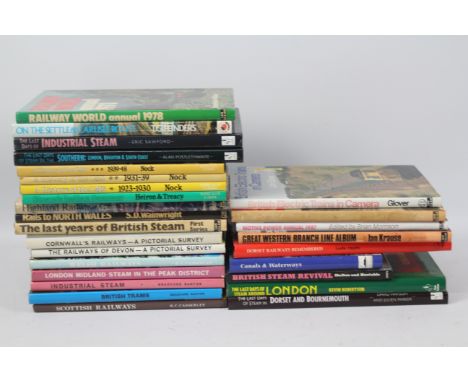 Railway Books - A collection of 27 railway interest books. Lot includes Great Western Branch Line Album (Ian Krause); Ivatt &