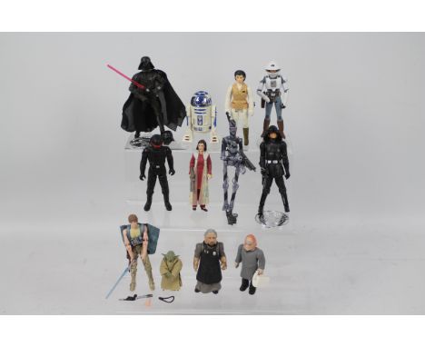 Star Wars - Kenner - Hasbro - Approx. 12 figures, individually packed with weapons / coins to include: McQuarrie Concept Dart