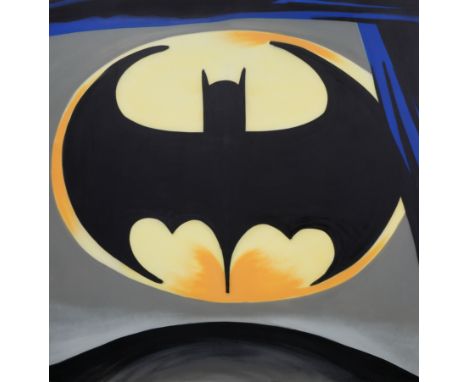 CRASH [JOHN MATOS] (AMERICAN B. 1961)Batman, from the Second Skins Seriesacrylic and spray paint on canvas 181 x 176 cm (71 1