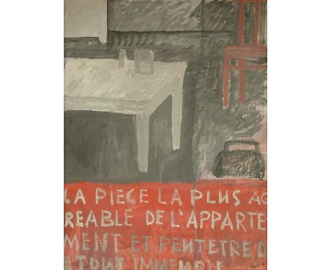 MIKHAIL ROGINSKY (RUSSIAN 1931-2004)Composition #1, 1986oil on canvas197 x 147 cm (77 1/2 x 57 7/8 in.)signed and dated lower