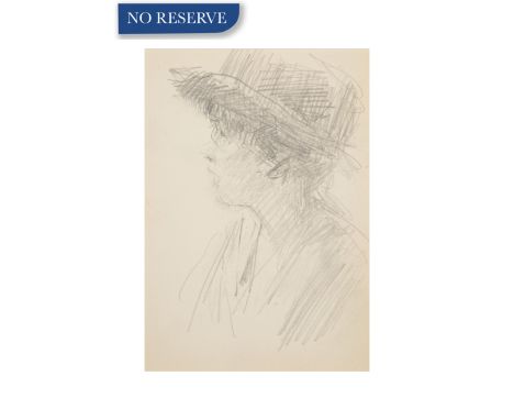 JOHN BUTLER YEATS (IRISH 1839-1922)Portrait of a Childpencil on paper 17 x 13 cm (6 3/4 x 5 18 in.) PROVENANCEGift of the art