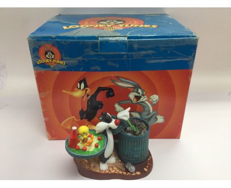 A limited edition boxed Wedgwood Looney Tunes 'Sylvester's Buffet' figural group. Shipping category D.