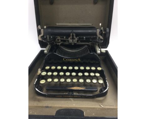 A Corona No.3 typewriter. Shipping category D.