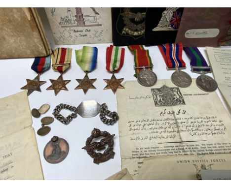 James George Hilliard, 24th Squadron S.A.A.F. (2nd Battalion Royal Norfolk regiment). A comprehensive collection of documents