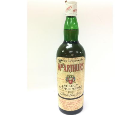 Mac Arthurs Select Scotch whiskey, postage category D