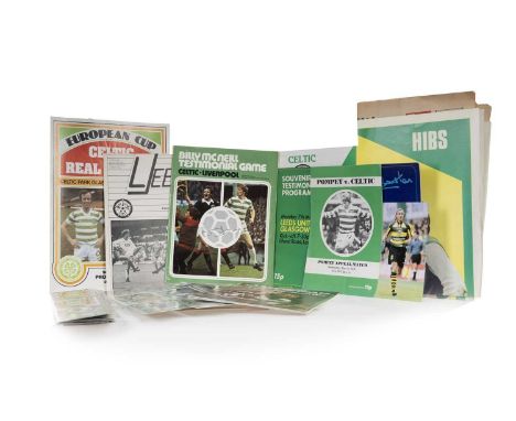 CELTIC F.C., TESTIMONIAL AND OTHER PROGRAMMES including Jimmy Johnstone &amp; Bobby Lennox (x2), Roy Aitken, Danny McGrain, B