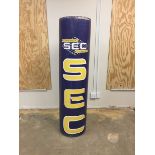 SEC"" End-Zone Wrap-Around Pole Pad / Game-Used / This item includes Georgia Dome Authentication Tag
