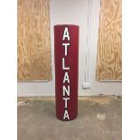 Atlanta"" End-Zone Wrap-Around Pole Pad / Game-Used / This item includes Georgia Dome Authentication
