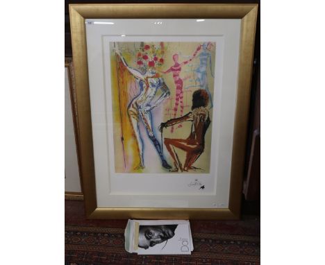 Salvador Dali Homage to Fashion L/E 241/500 print with COA 