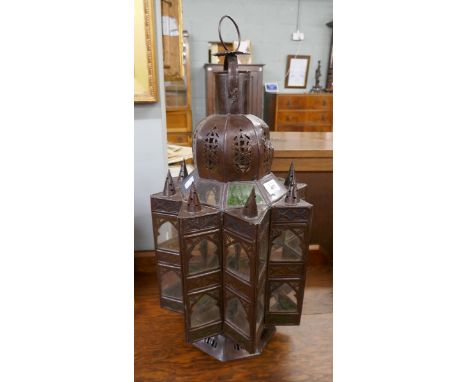 Large Moroccan lantern - Approx height 59cm 