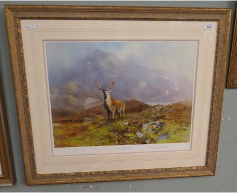 David Shepherd&nbsp;L/E Print THE PRINCE OF RANNOCH MOOR (371/650) 