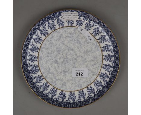Antique Royal Worcester cabinet plate 1899 