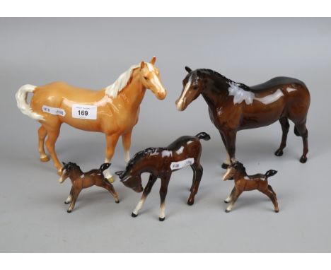 Collection of Beswick horses 