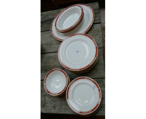 Royal Worcester Beaufort Russet dinner service 