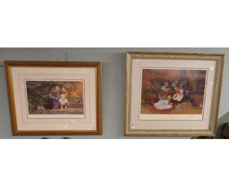 David Shepherd SIGNED L/E Prints BUT TEDDY DOESN'T NEED A TICKET/ IS IT A LADYBIRD 