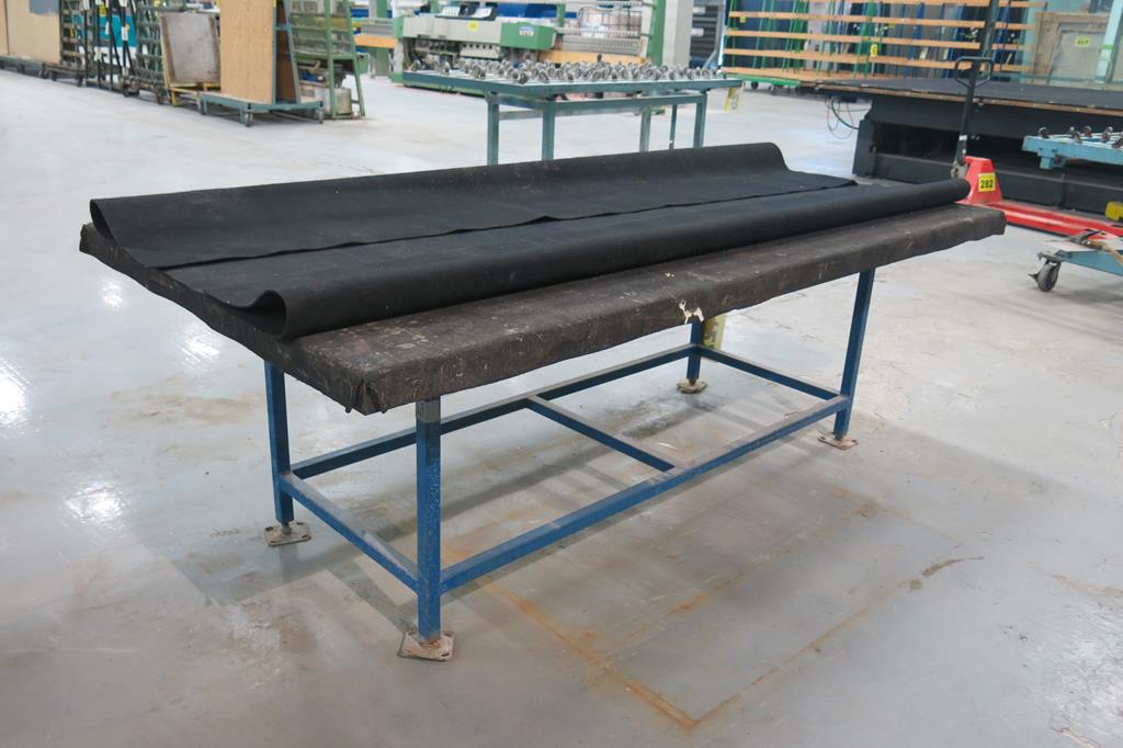 MANUAL GLASS CUTTING TABLE, 4' X 8'