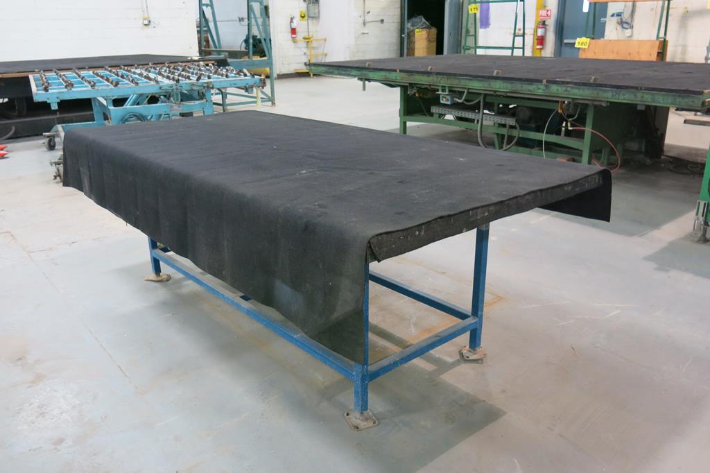 MANUAL GLASS CUTTING TABLE, 4' X 8'
