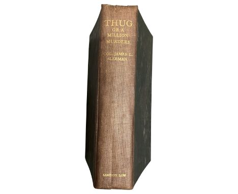Thug or A Million Murders Sampson Low, Marston &amp; Co. Ltd. London c.1933 Cloth boards. 246 pages, 11 black and white plate