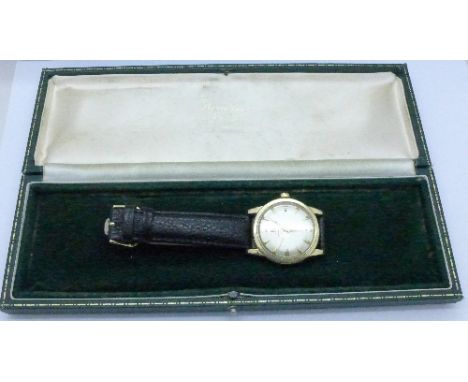 A 1940's Omega Seamaster automatic wristwatch, 'bumper' movement