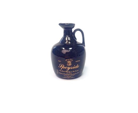 SPEYSIDE 17 YEARS OLD DECANTER
Active. Kingussie, Inverness-shire. 
75cl, 43% volume, in ceramic flagon.  CONDITION REPORT: G
