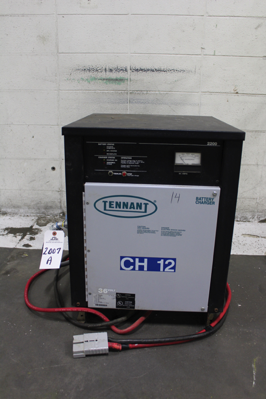 Tennant 36 Volt Battery Charger, M18M600B22, S/N 03011221 (Location
