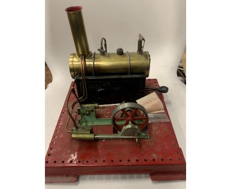 A MAMOD STATIONARY STEAM ENGINE 