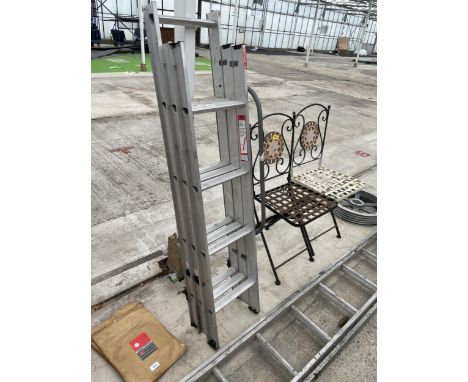 A THREE SECTION EXTENDING LOFT LADDER 