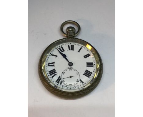 A SCREW BACK POCKET WATCH 