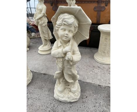 AN AS NEW EX DISPLAY CONCRETE JACOB FIGURE *PLEASE NOTE VAT TO BE PAID ON THIS ITEM* 
