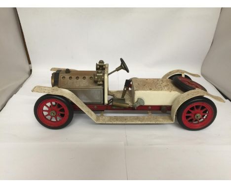 A VINTAGE MAMOD MODEL STEAM CAR 