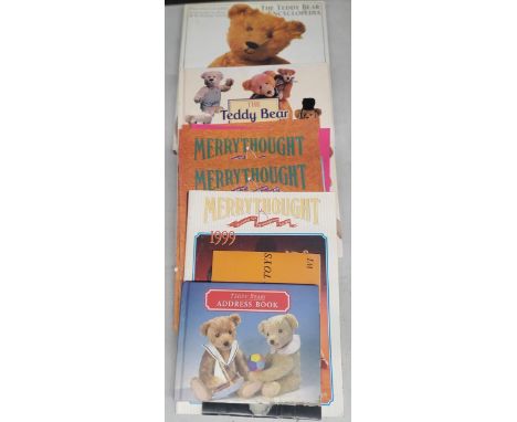 A COLLECTION OF TEDDY BEAR AND MERRYTHOUGHT BOOKS - 11 IN TOTAL 