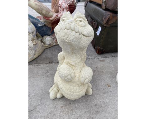 AN AS NEW EX DISPLAY CONCRETE 'SPIKE DRAGON' *PLEASE NOTE VAT TO BE PAID ON THIS ITEM* 