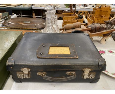 A VINTAGE GOVERNMENT CASE WITH MINISTRY OF SUPPLY LABEL 