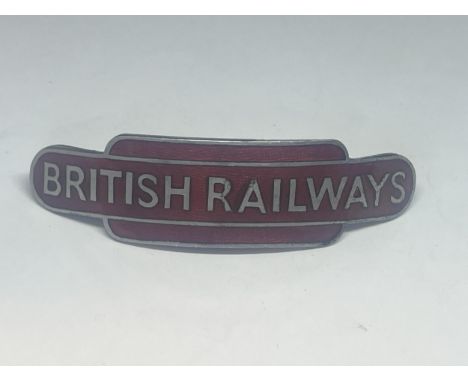 A VINTAGE BRITISH RAIL ENAMEL PORTERS CAP BADGE (J R GAUNT LONDON) 