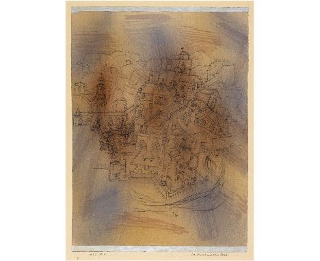 Paul Klee (Münchenbuchsee bei Bern 1879 - 1940 Muralto)Der Fürst und seine Stadt1925 - Werknummer 1925.217 (V 7)Aquarell, Tus