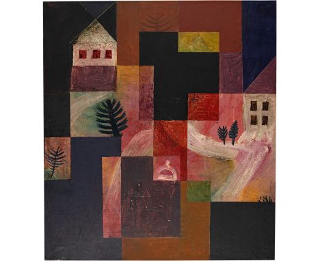 Paul Klee (Münchenbuchsee bei Bern 1879 - 1940 Muralto)Choral und Landschaft1921 - Werknummer 1921.125Ölfarbe mit Gouache und